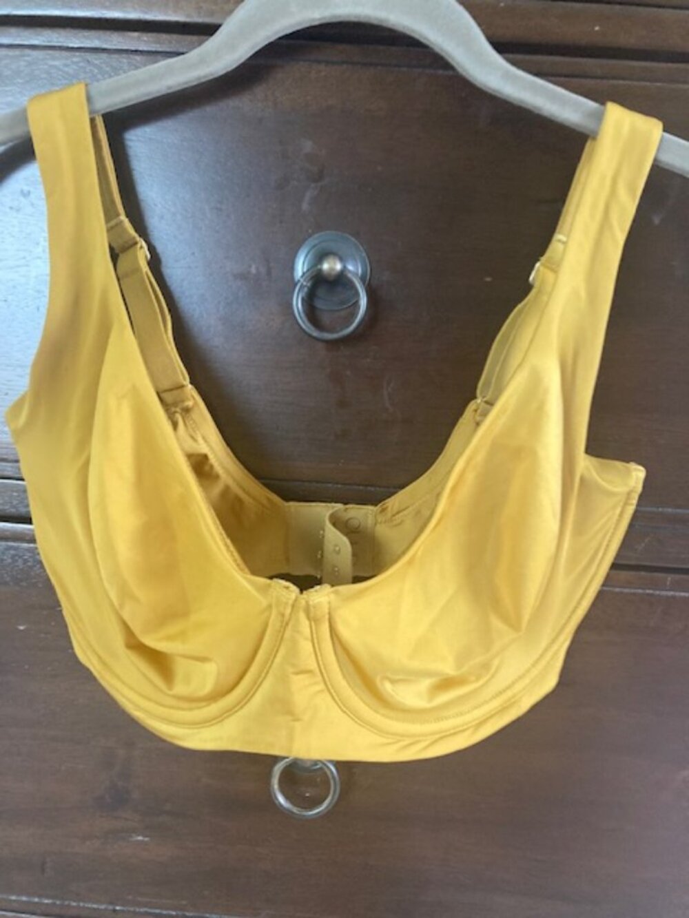 I am selling a 34 G CUUP Bra in an Antique Gold Color